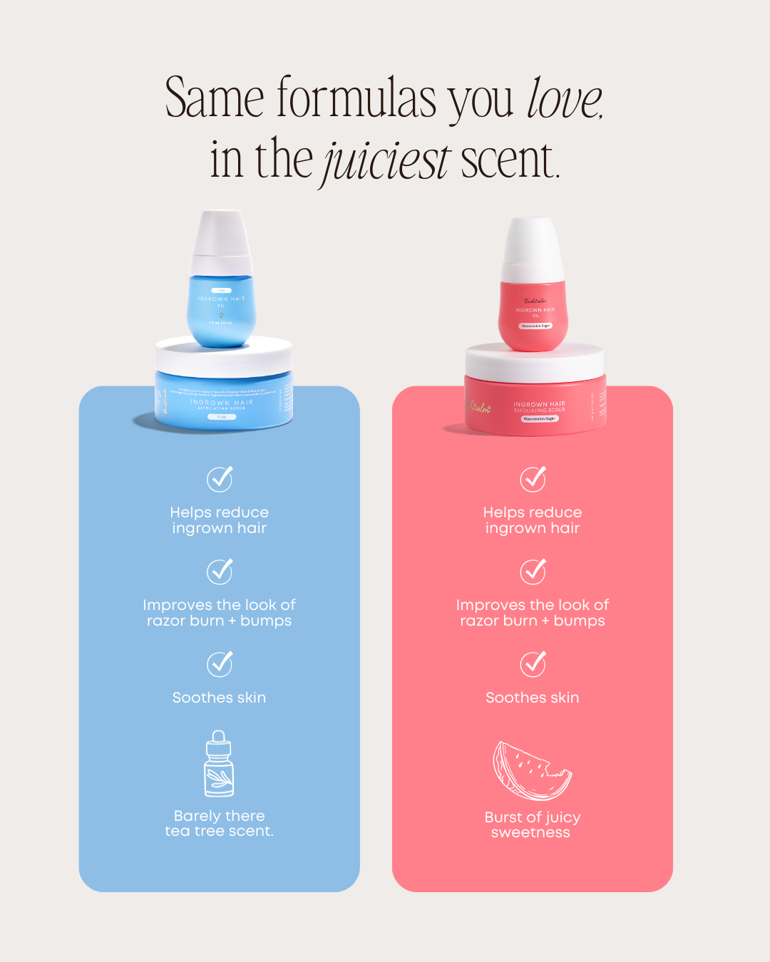Ingrown Hair + Pre-Post Wax Oil- Watermelon Sugar · 1 fl. oz. | 30 mL